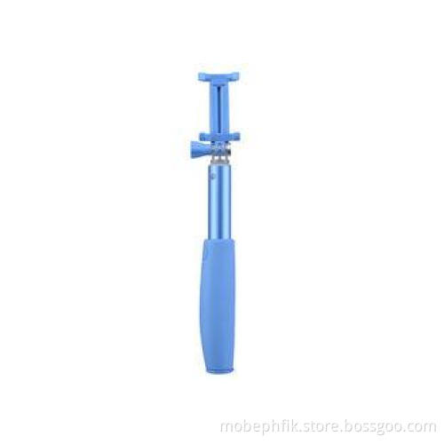 Handheld wireless selfie monopod , cable take pole selfie s